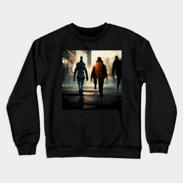 Future Cities Series Crewneck Sweatshirt by VISIONARTIST